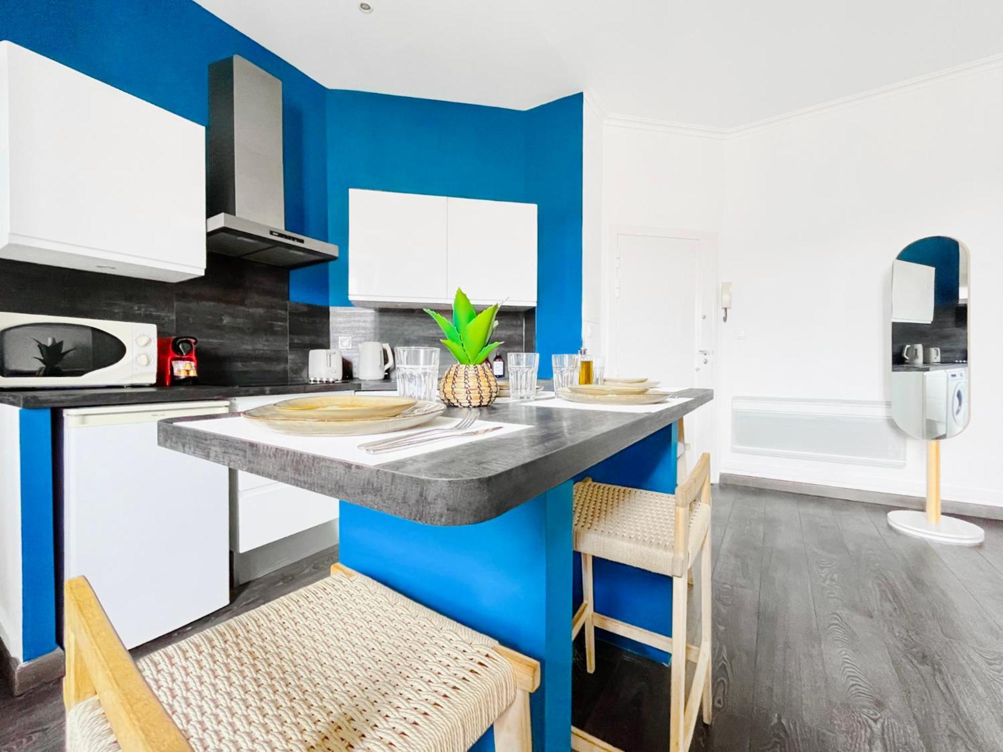Apartment Le Blueazur - Proche Palais Centre *